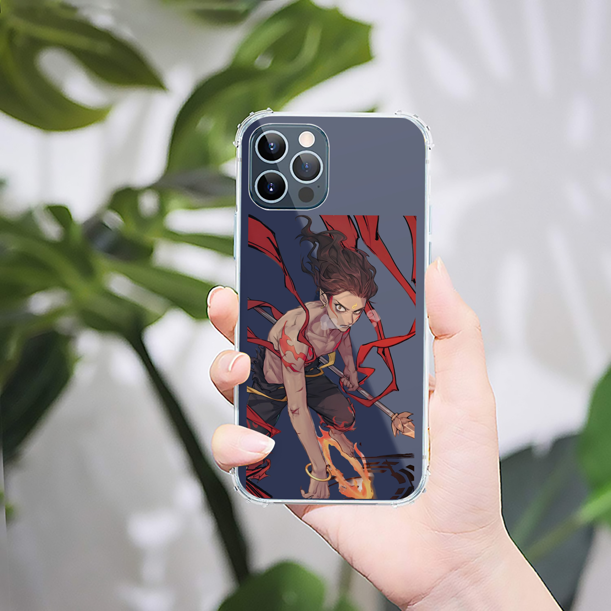 （画像用） Ne Zha 2 ナタ 魔童の大暴れ 【iPhone 12シリーズ対応】透明スマホケース（クリアソフトケース）